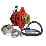 Balmar Alternator 12 Single Foot Dual V Pulley Regulator Temp Sensor 170a Kit 12v-small image