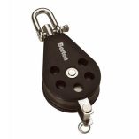 Barton Size 2 35mm Plain Bearing Pulley Block Single Swivel Becket-small image