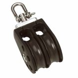 Barton Size 2 35mm Plain Bearing Pulley Block Double WSwivel-small image
