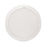 Beckson 6" Non-Skid Pry-Out Deck Plate - White - Boat Hatch-small image
