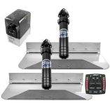 Bennett Marine 18x9 Hydraulic Trim Tab System WOne Box Indication-small image