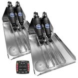 Bennett Marine Bolt 14x20 Dual Electric Trim Tab System WOne Box Indication Unit-small image