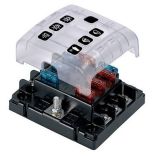 Bep Atc Six Way Fuse Holder Screw Terminals WCover Link-small image