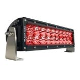 Black Oak Double Row Combo Red Predator Hunting 10 Light Bar Black-small image