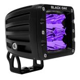 Black Oak 2 Ultraviolet Led Pod Light Flood Optics Pro Series 30 12w-small image