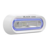 Black Oak Low Pro Off Road Spreader Light Bracket Mount White Housing Blue Led-small image