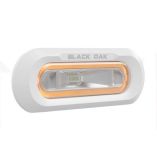 Black Oak Low Pro Marine Spreader Light Flush Mount White Housing Amber Led-small image