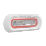 Black Oak Low Pro Marine Spreader Light Flush Mount White Housing Red Led-small image