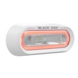 Black Oak Low Pro Off Road Spreader Light Bracket Mount White Housing Red Led-small image