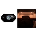 Black Oak Rock Accent Light Amber Black Housing-small image