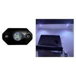 Black Oak Rock Accent Light White Black Housing-small image