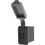 Blue Sea Dual USB Charger - 24V Contura Mount - Marine Electrical Part-small image