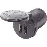 Blue Sea 1046 48v Dual Usb Charger Socket Mount-small image