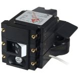 Blue Sea ASeries Elci Main Circuit Breaker Double Pole 120v Ac 30a Flat Rocker-small image