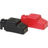 Blue Sea 4018 Square Cablecap Insulators Pair RedBlack-small image