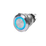 Blue Sea 4161 Ss Push Button Switch OffOn Blue 10a-small image