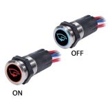 Blue Sea 4181 Backlit Push Button Switch OffOn 15a-small image