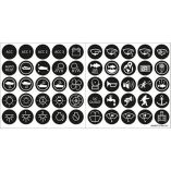 Blue Sea 4230 Push Button Switch Label Kit-small image