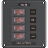 Blue Sea 4320 Circuit Breaker Switch Panel 4 Position Gray-small image