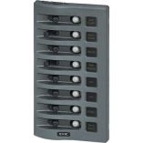 Blue Sea 4378 Weatherdeck Water Resistant Circuit Breaker Panel 8 Position Grey-small image