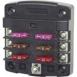 Blue Sea 5033 St Blade Fuse Block WOut Cover 6 Circuit WOut Negative Bus-small image