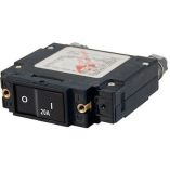 Blue Sea 7543 CSeries Flat Rocker Circuit Breaker Single Pole 20a-small image