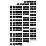 Blue Sea 7870 Black 180 Label Set Emergency Vehicles-small image