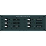 Blue Sea 8097 Ac 6 Position Toggle Circuit Breaker Panel White Switches-small image