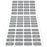 Blue Sea 8217 Grey Small Format Label Kit 60 Labels-small image