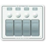 Blue Sea 8272 Water Resistant Panel 4 Position White Horizontal Mount-small image