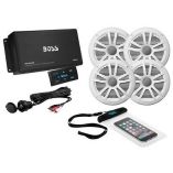 Boss Audio Ask904b64 4Channel Bluetooth Amplifier W4 Speakers-small image