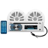 Boss Audio Mck508wb6 Package WMr508uabw Receiver, 2 65 Speakers Antenna-small image