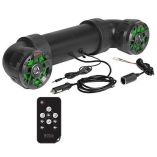 Boss Audio Utv4brgb Amplified AllTerrain Sound System W4 Marine Speakers 1 Black Tweeters-small image