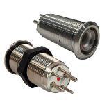 Bluewater 19mm Inrush Push Button Switch OffOn BlueRed Led Switch Body Only-small image