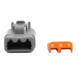 Bluewater 3 Position Dtm Female Connector WWedge Lock-small image