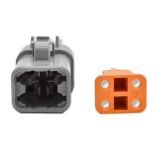 Bluewater 4 Position Dtp Female Connector WWedge Lock-small image