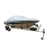 Carver FlexFit Pro Polyester Size 2 Boat Cover FVHull Runabout Or TriHull Boats IO Or OB Grey-small image