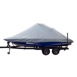Carver SunDura Specialty Boat Cover F215 Inboard Tournament Ski Boats WWide Bow Swim Platform Grey-small image