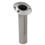 CE Smith 70 Series Standard Flush Mount Rod Holder 15 Degree Stainless Steel Cast Bottom Black Liner-small image