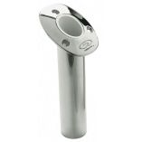 CE Smith Flush Mount Rod Holder 30 Degree 9 Depth Stainless Steel Cast Bottom White Vinyl Liner-small image