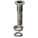 CE Smith 80 Series Screwless Flush Mount Rod Holder 0 Degree Stainless Steel Cast Bottom Black Liner-small image