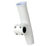 CE Smith Adjustable Mid Mount Rod Holder 166 Or 112 Od White Powder Coat Aluminum With Sleeve Hex Key-small image