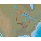 C-MAP 4D Lakes NA-D072 North Central-small image