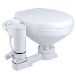 Commodore Electric Marine Toilet Twist Flush Regular Size-small image