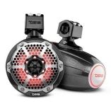 Ds18 X Series Hydro 65 Wakeboard Pod Tower Speaker WRgb Led Light Black Carbon Fiber-small image