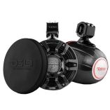 Ds18 Hydro 8 Marine Tower Speakers WRgb Led Lights Pro Audio Loudspeakers Carbon Fiber-small image