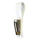Dock Edge Fender Holder w/Adjuster - White - Docking & Anchoring Cleat-small image