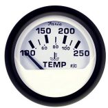 Faria Euro White 2 Water Temperature Gauge 100250 Degreef-small image