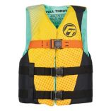 Full Throttle Teen Nylon Life Jacket YellowBlack-small image