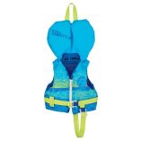 Full Throttle Infant Nylon Life Jacket AquaNeon Green-small image